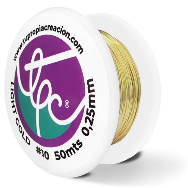 Alambre TPC Light Gold #30